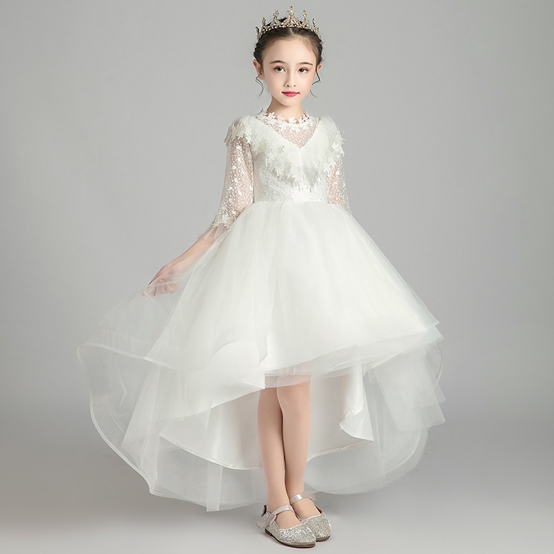 Flower Girl Dress Princess Puffy Gauze Children's Wedding Catwalk Host ...