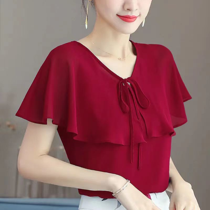 トップス COTTON SWEAT & SILK CHIFFON SLEEVE TOP COTTON SWEAT & SILK CHIFFON SLEEVE TOP