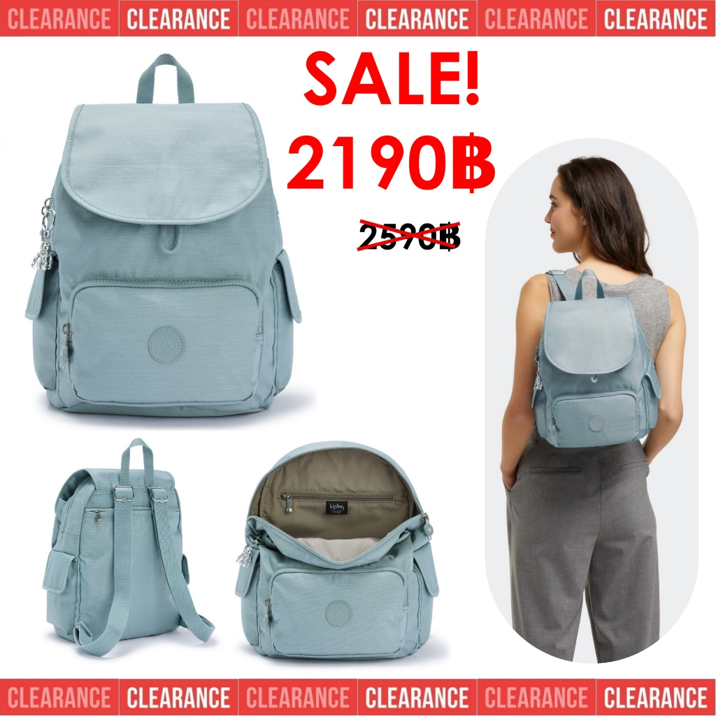 There Is Not A Bag Only Label.!! Kipling City Pack S Sea Gloss Backpack