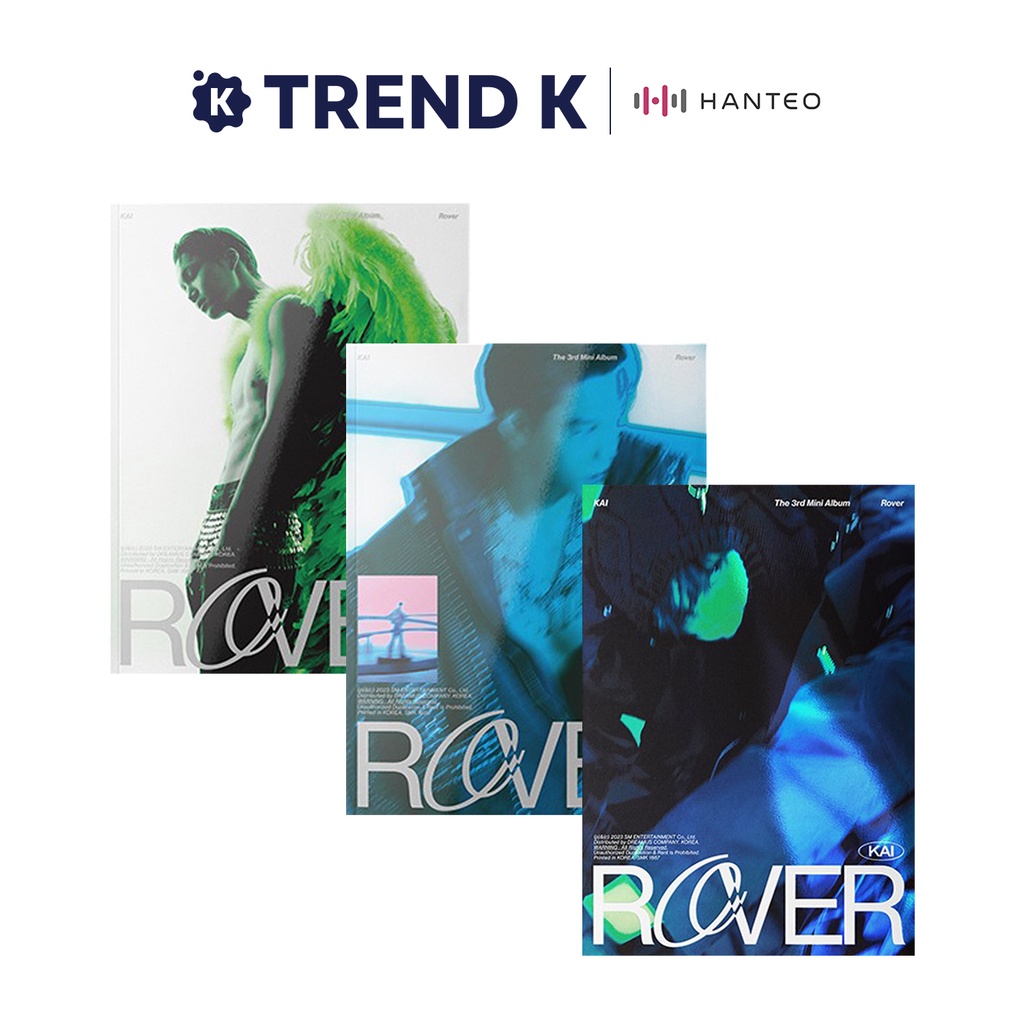 KAI EXO – Rover [Sleeve Ver.] Album CD + Folded Poster (solo CD, Senza Poster Fisico) – Edizione 2023 Con Extra Photocards Kpop Market