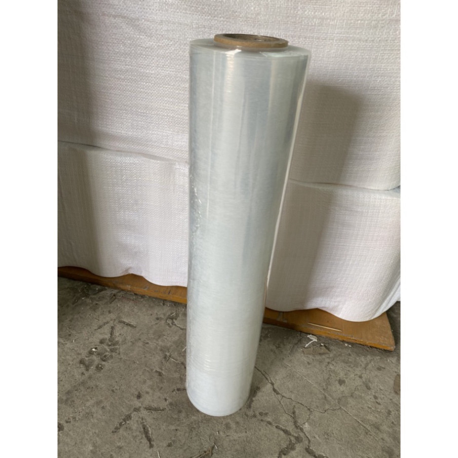 50cm white pe film weighs 3kg, 1 thin core roll can be used with many high adhesion.!