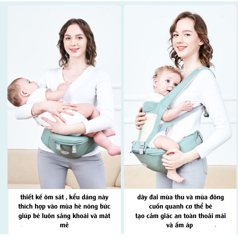 6-position anti-hunchback baby carrier, high-quality carrier with seat equipped with a cool detachable seat belt, motorbike carrier n baby carrier with hip seat ergonomic baby carrier newborn carrier for baby 0-12 months — view 3