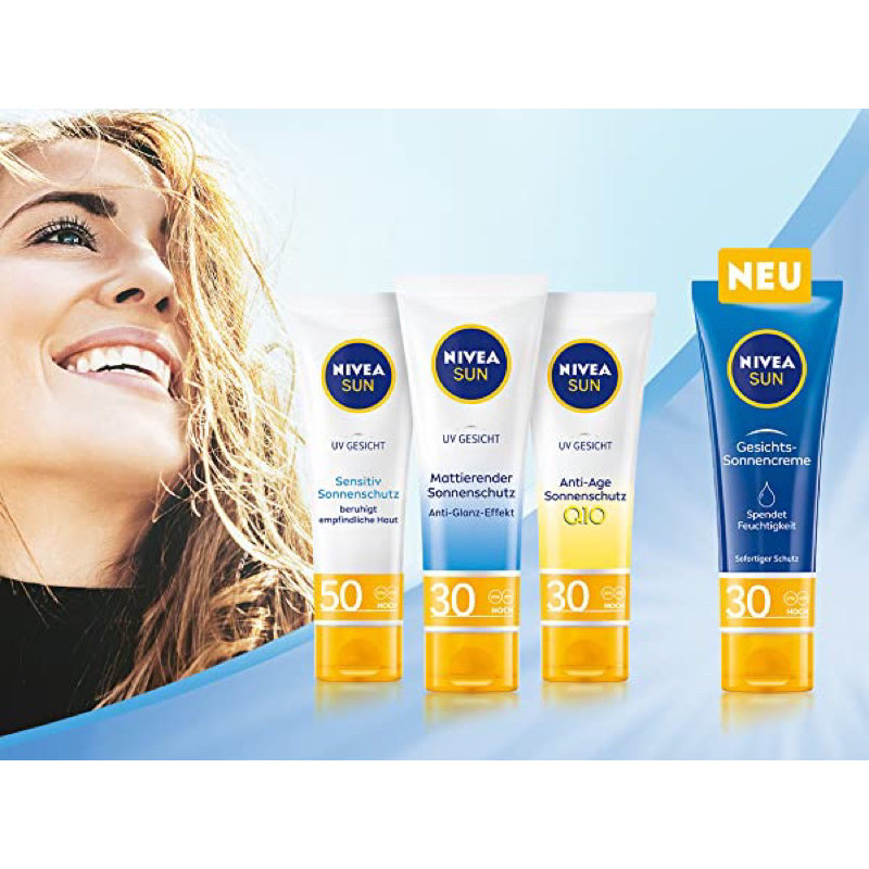 Sunscreen containing Q10 Nivea Germany