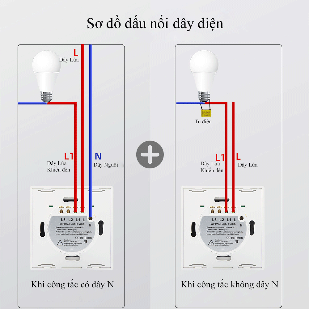 Tuya WIFI Square Smart Home Smart Touch Switch Smart Switch Smart Home — view 2