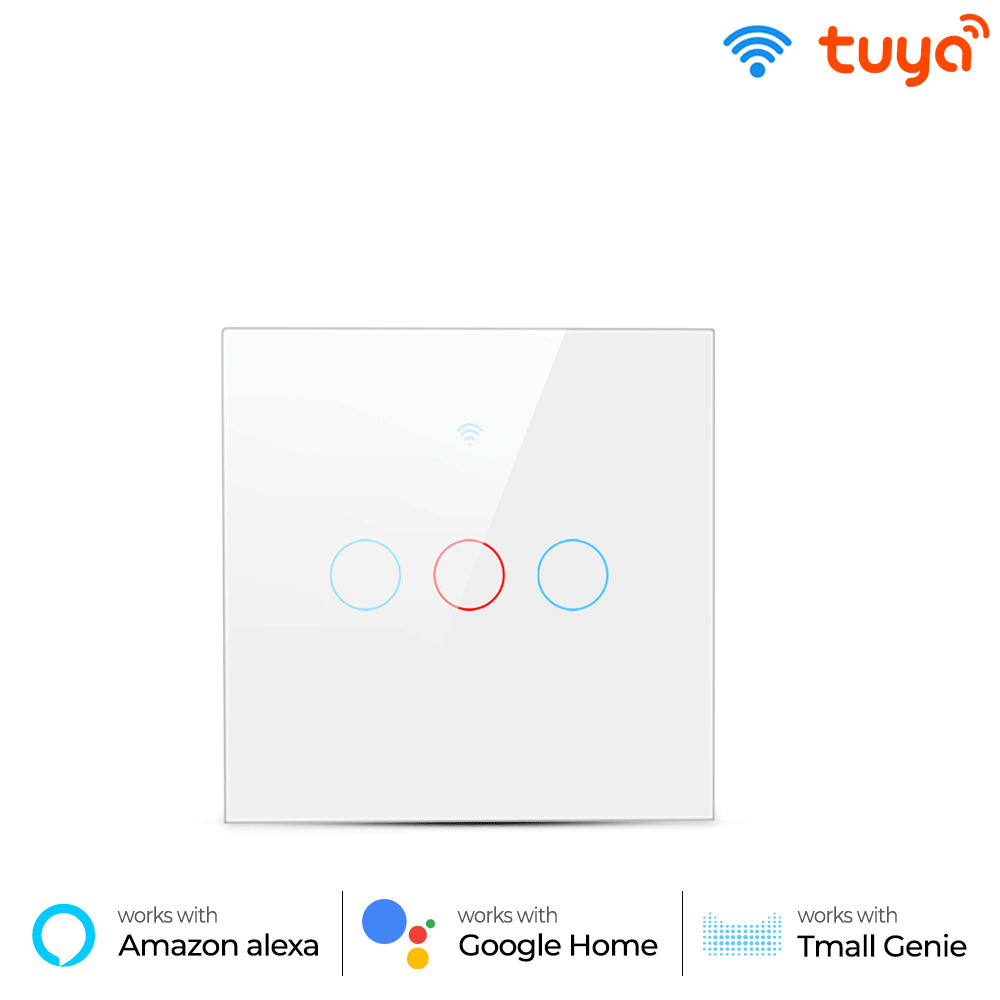 Tuya WIFI Square Smart Home Smart Touch Switch Smart Switch Smart Home — view 4