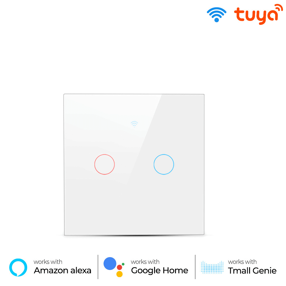 Tuya WIFI Square Smart Home Smart Touch Switch Smart Switch Smart Home — view 6