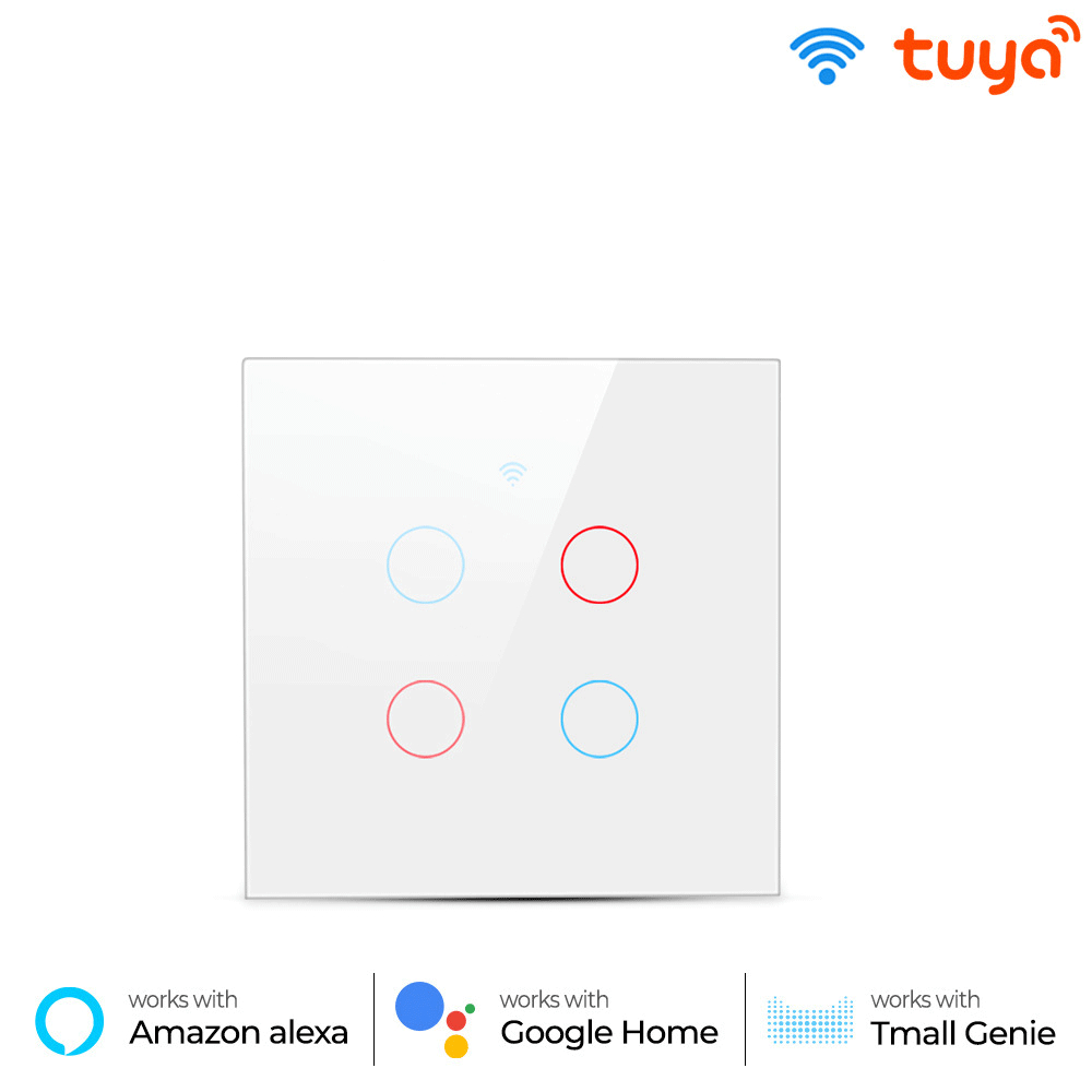 Tuya WIFI Square Smart Home Smart Touch Switch Smart Switch Smart Home — view 7