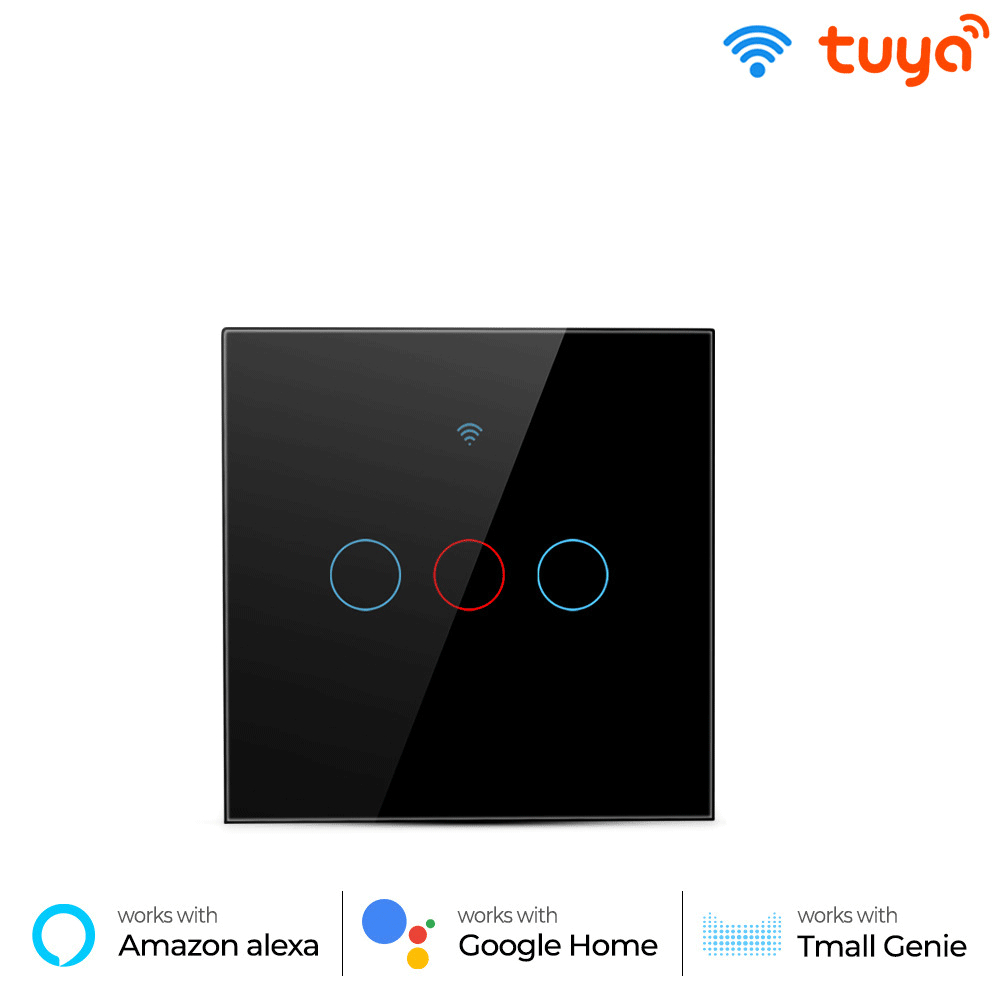 Tuya WIFI Square Smart Home Smart Touch Switch Smart Switch Smart Home — view 8