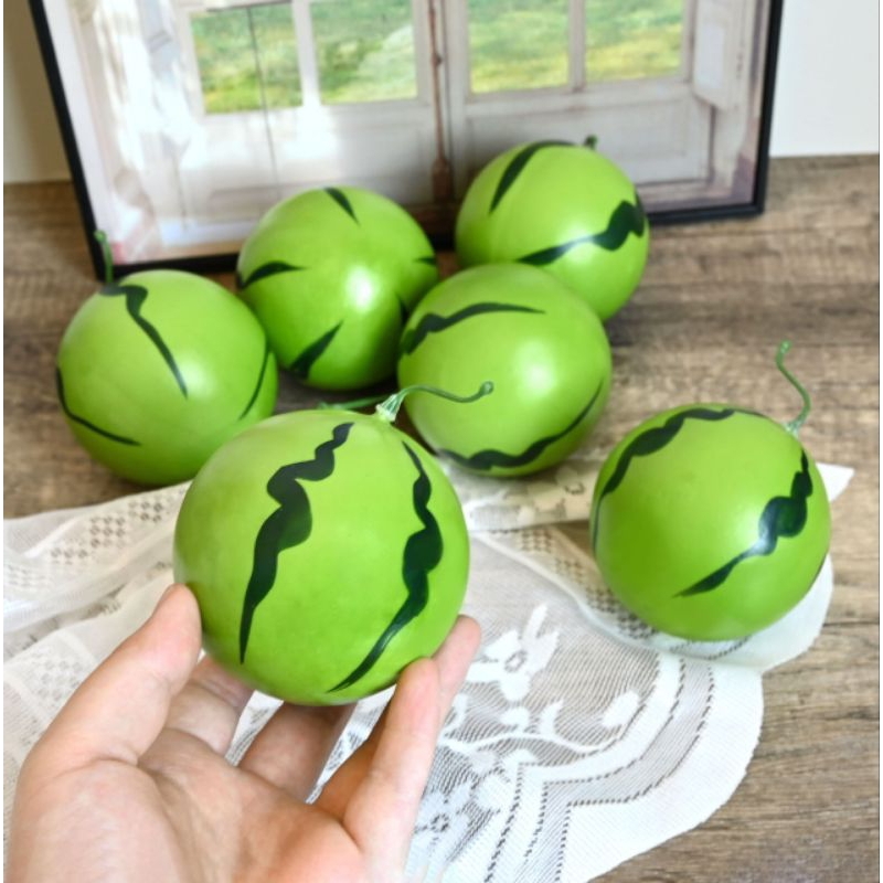 Small Fake Watermelon Fake Fruit Restaurant Decoration Shop Photography - Image 4