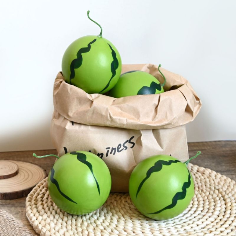 Small Fake Watermelon Fake Fruit Restaurant Decoration Shop Photography - Image 3